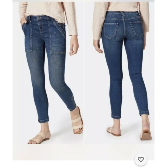 Joie Denim - Joie Skinny blue Jeans Size 26 Ankle Zip Mid Rise casual cute